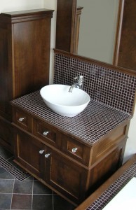 Vanity - Detail mosaic tile